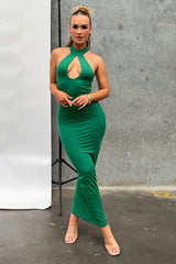 Evoke Maxi Dress - Emerald