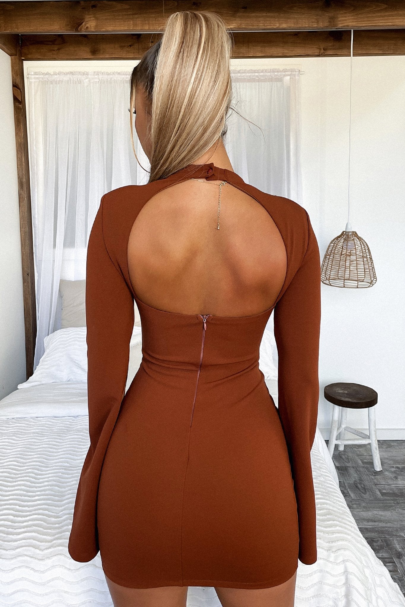 Jackson Dress - Brown