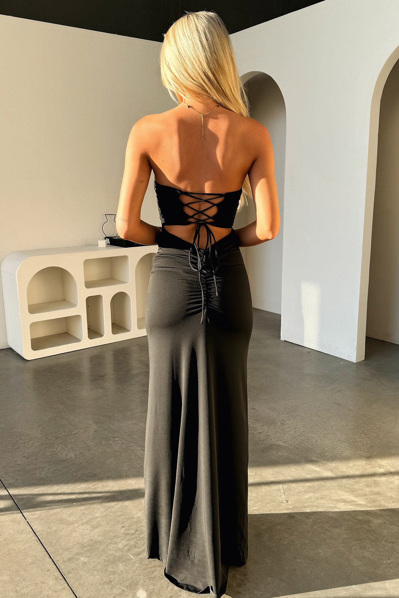 Lahara Maxi Dress - Black