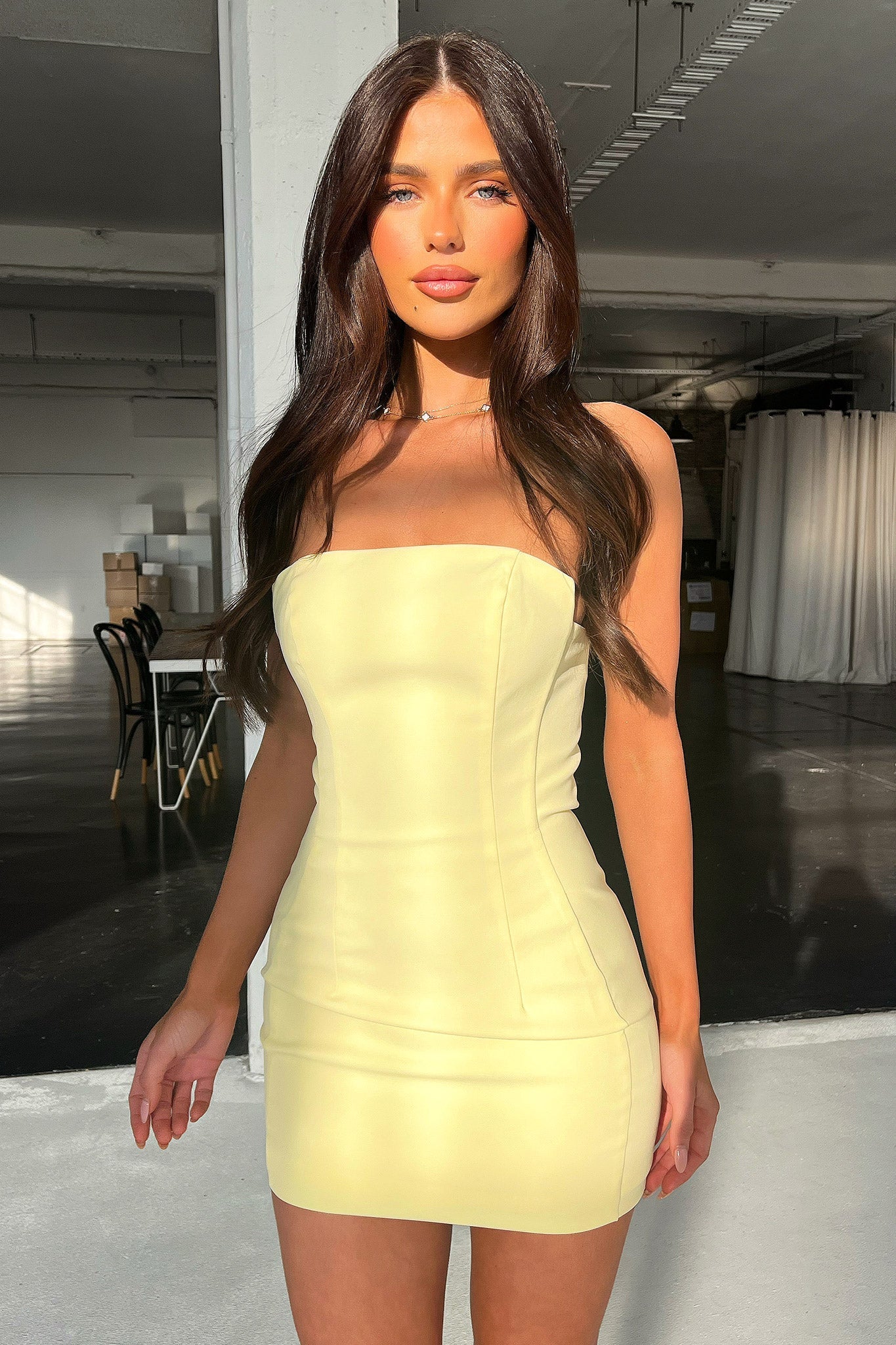 Marlo Dress - Yellow