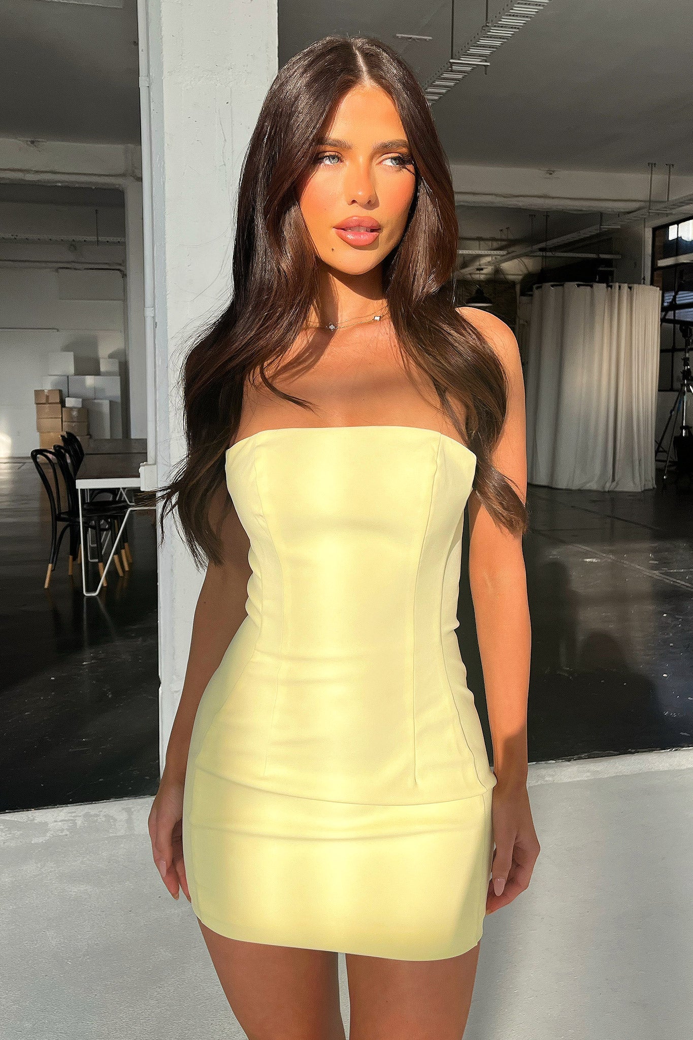 Marlo Dress - Yellow