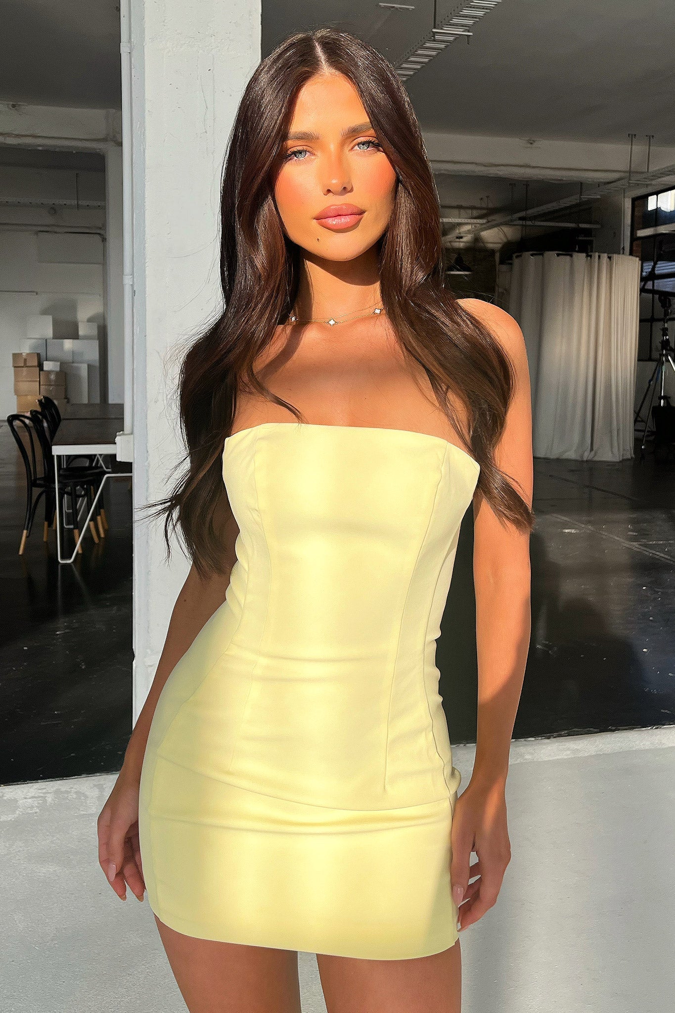 Marlo Dress - Yellow