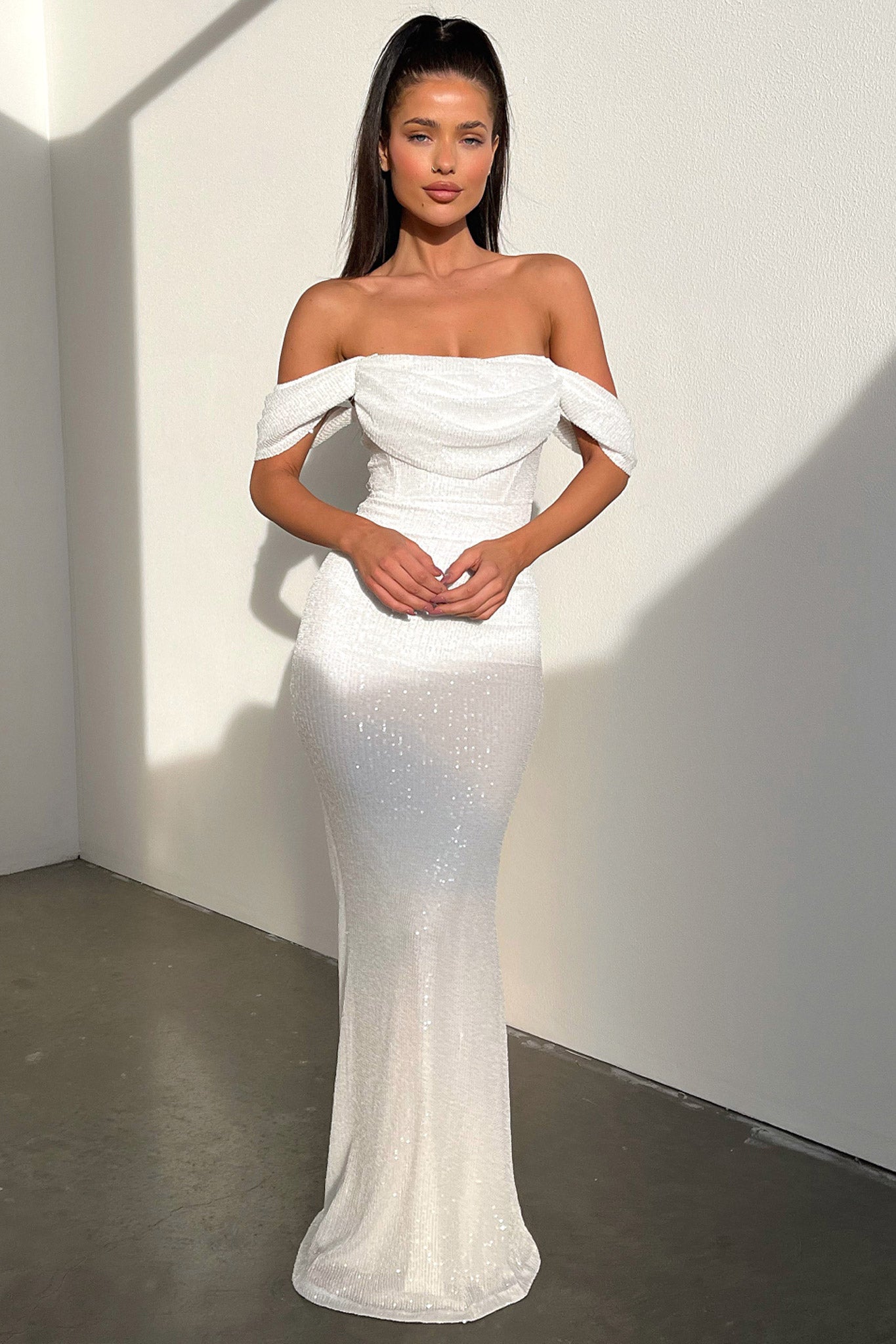 Nara Maxi Dress - White