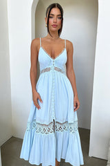Rhodes Maxi Dress - Baby Blue