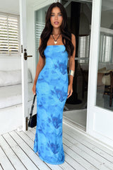 Rosalie Maxi Dress - Blue Floral