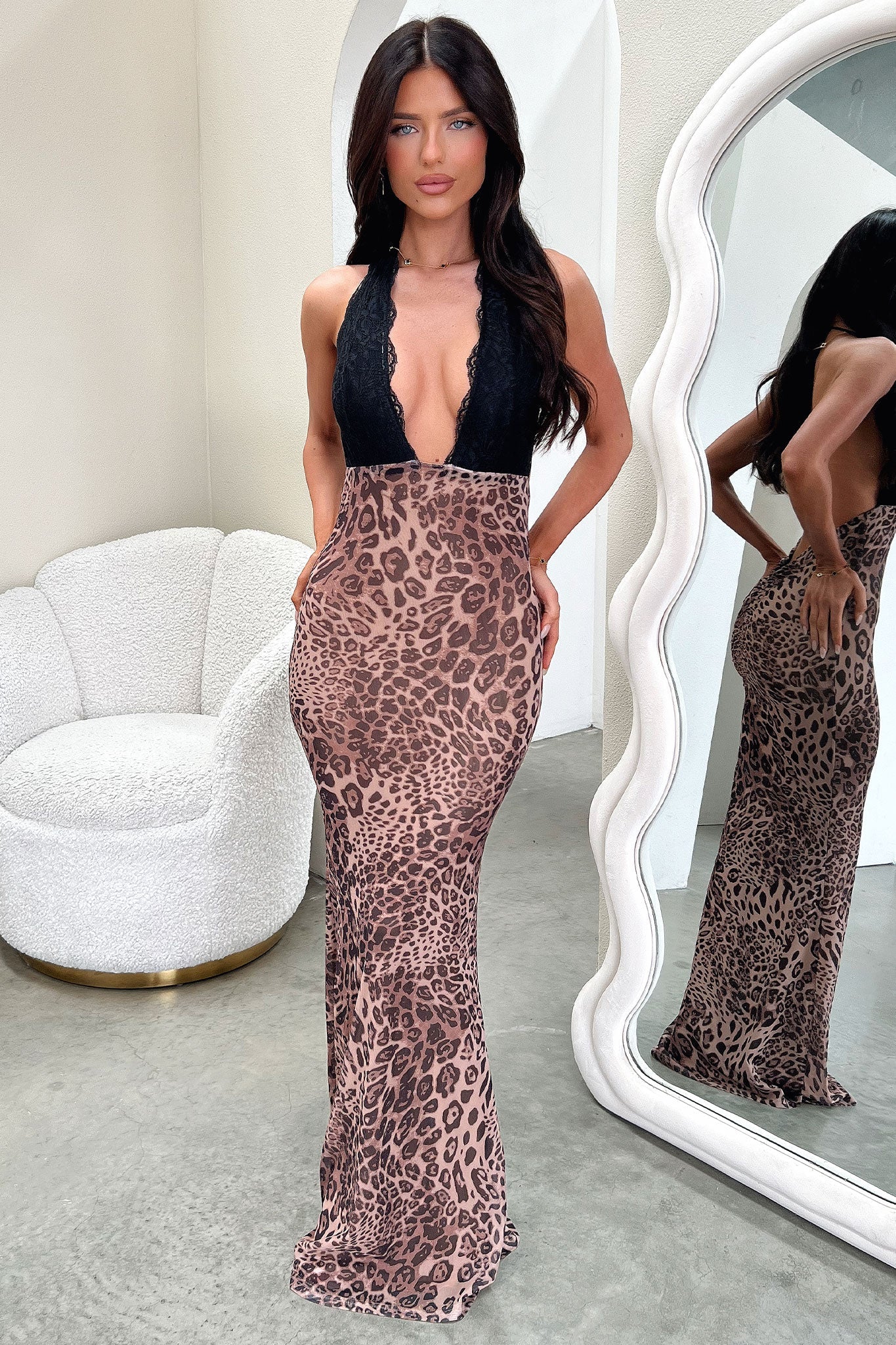 Whittaker Maxi Dress - Leopard