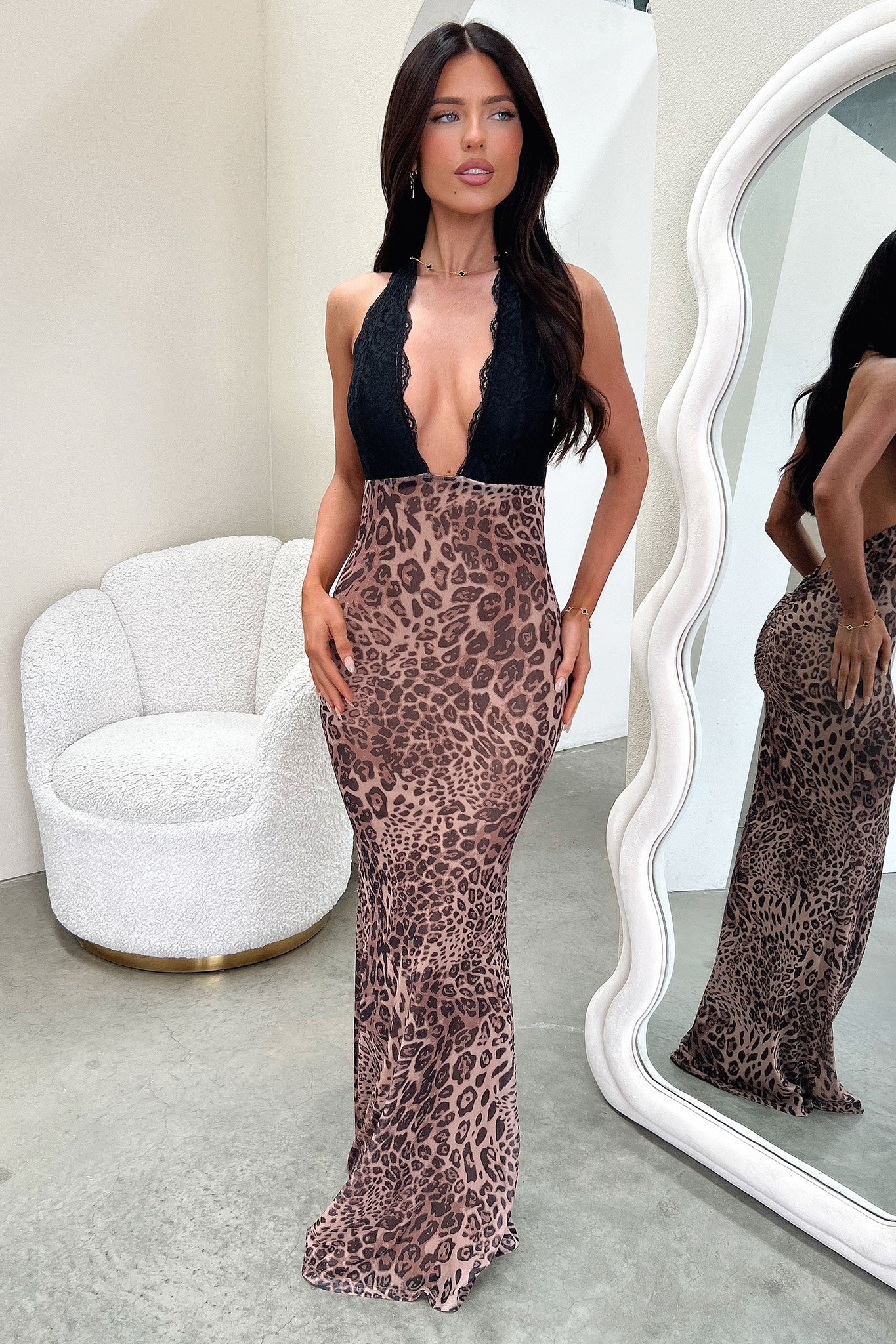 Whittaker Maxi Dress - Leopard